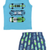 Conjunto masculino regata + bermuda Kyly