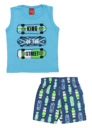 Conjunto masculino regata + bermuda Kyly