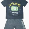 Camiseta c/ Bermuda Moletinho  Estampados Didiplay