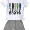 Camiseta Estampada c/ Bermuda Moletinho Didiplay